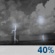 Tonight: Showers and thunderstorms likely, mainly before 1am.  Partly cloudy, with a low around 70. South wind 5 to 10 mph becoming northwest after midnight.  Chance of precipitation is 60%. New rainfall amounts between a tenth and quarter of an inch, except higher amounts possible in thunderstorms. 